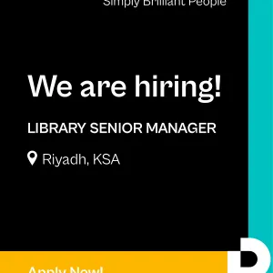 Lead the future of knowledge and cultural heritage in Saudi Arabia. 🇸🇦 

We are looking for a Library Senior Manager to lead strategic planning and digitisation initiatives, build high performing teams and develop partnerships. This opportunity is ideal for an experienced leader with a passion for cultural preservation, library innovation, as well as public engagement and will help to create a world class destination for knowledge, research and learning.

Candidates should hold an advanced degree in Library and Information Science, Archival Studies, Museum Studies, History, or a related field, along with 7+ years of relevant experience in library leadership, archives or cultural institutions. We are looking for an exceptional leader with expertise in digital library systems, project management, stakeholder engagement and cultural heritage. 

Read the full job description and apply now via the link in our bio 🔗 

#BLRWORLD #SimplyBrilliantPeople #LibraryLeadership #KSA #RiyadhJobs